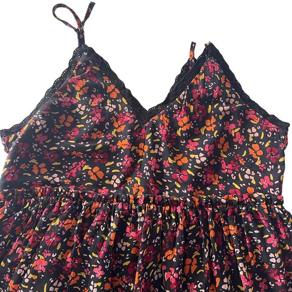 Patrons of Peace, womens Dresses, Size M, Floral Black Maxi Dress - Picture 7 of 11